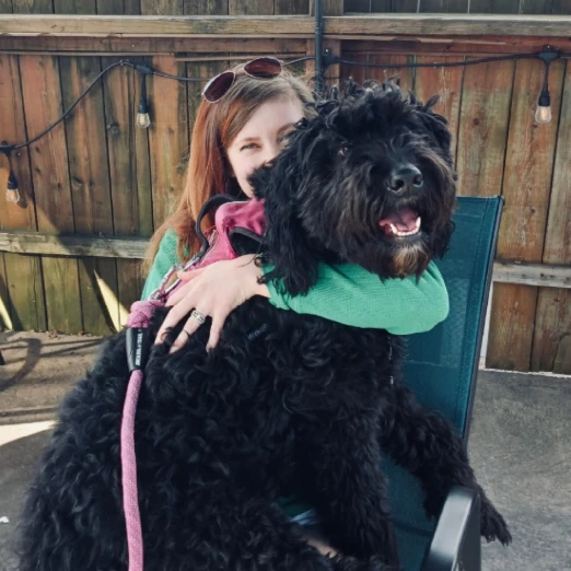 Kara Gieger and Luna